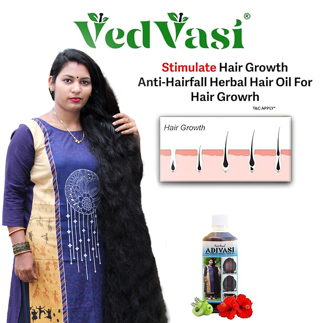 Adivasi Herbal Hair Oil | Get strong and long hair